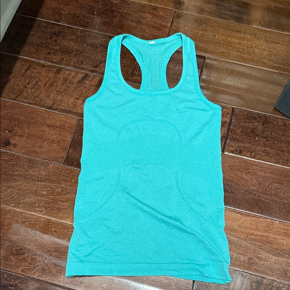 Lululemon Athletica Turquoise Racerback Tank Top